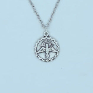 Dove of the Holy Spirit Confirmation Necklace-1