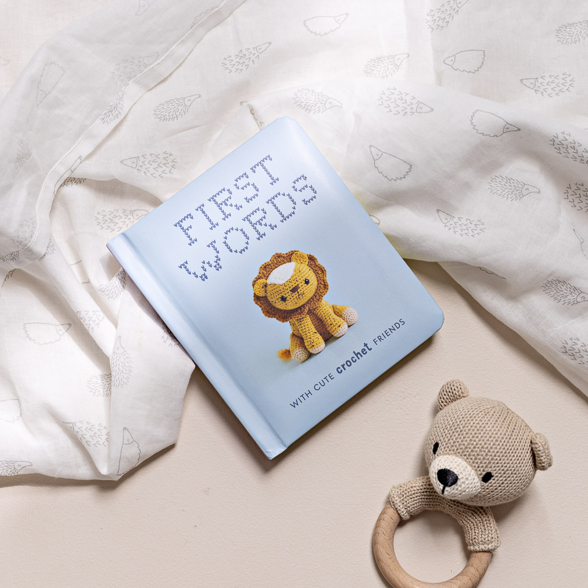 Paige Tate & Co. - First Words with Cute Crochet Friends (Baby Board Book) - Ages 1–3-2