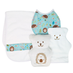 Gratitude Newborn Gift Set - Hedgehog Print-1