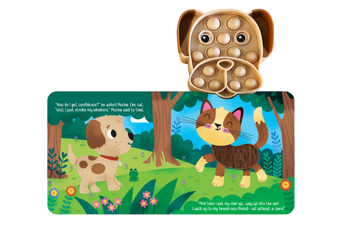 Little Hippo Books - Little Puppy - Your Sensory Fidget Friend - Ages 1+-2