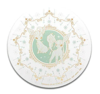 Pokemon Eievui & Starlight Night: Leafeon and Glaceon Glass Plate-1