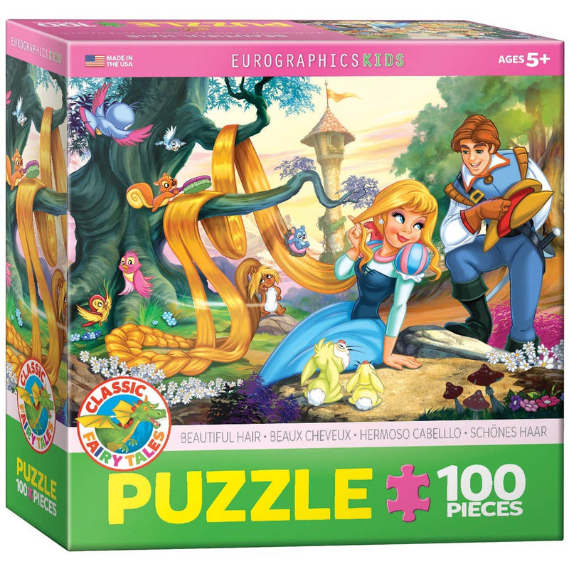 Eurographics Beautiful Hair (Rapunzel) 100-Piece Puzzle - Ages 5+-1