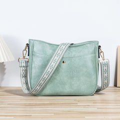 Women's Simple Crossbody Bag – PU Leather Shoulder Purse for Everyday Use-14
