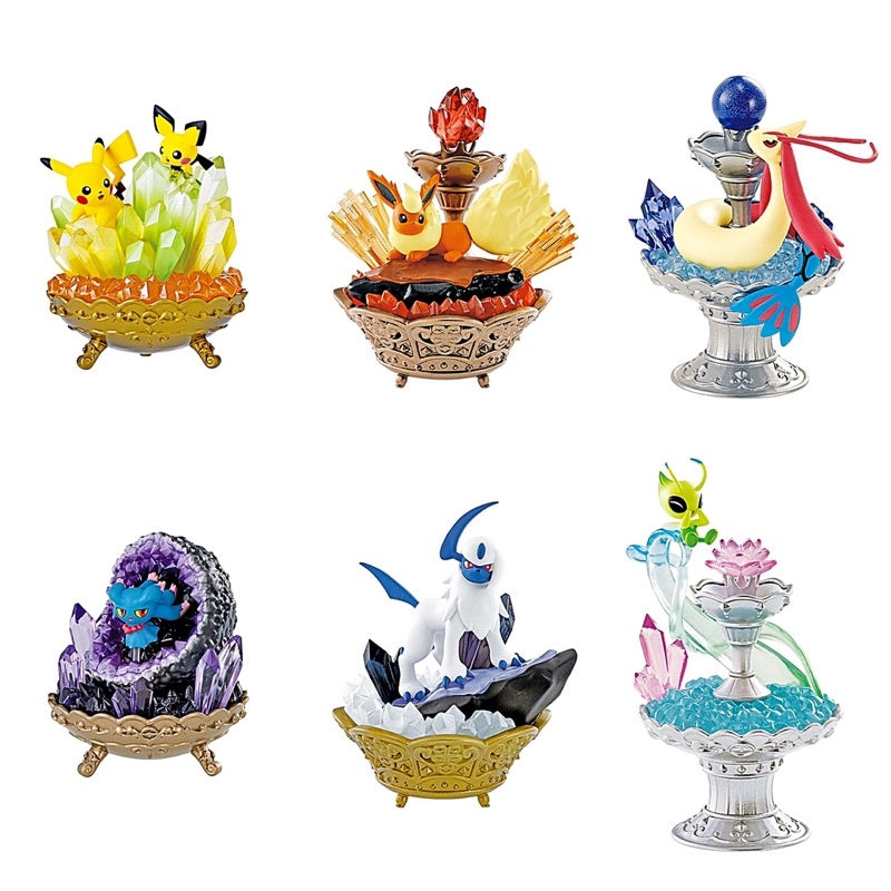 Pokemon Gemstone Collection (1 Random Box) (Re-ment Blind Box)-3