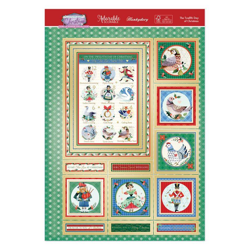 The Twelfth Day of Christmas Luxury Topper Set-2