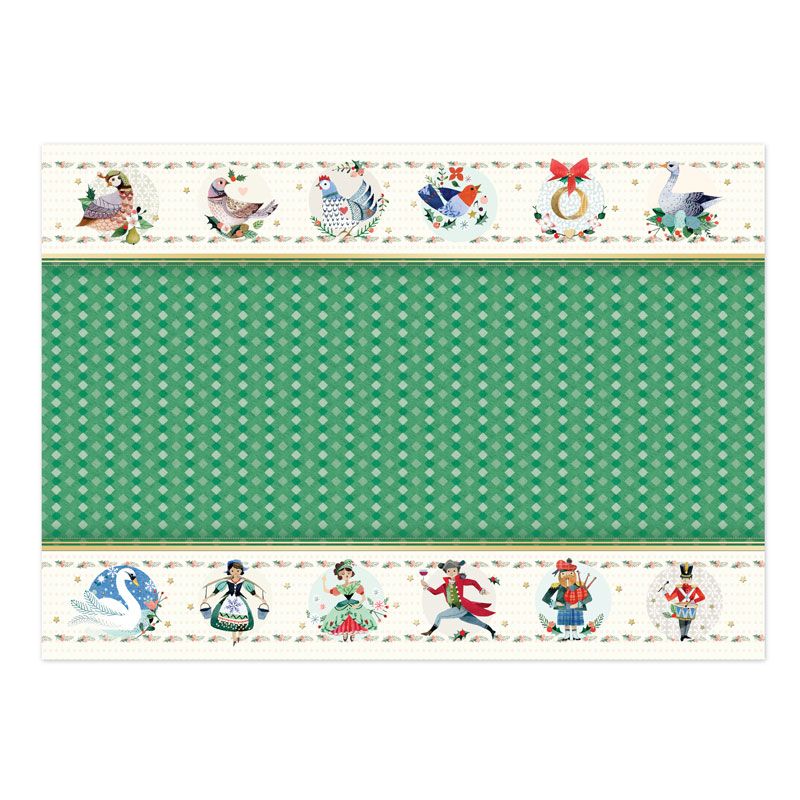 The Twelfth Day of Christmas Luxury Topper Set-3