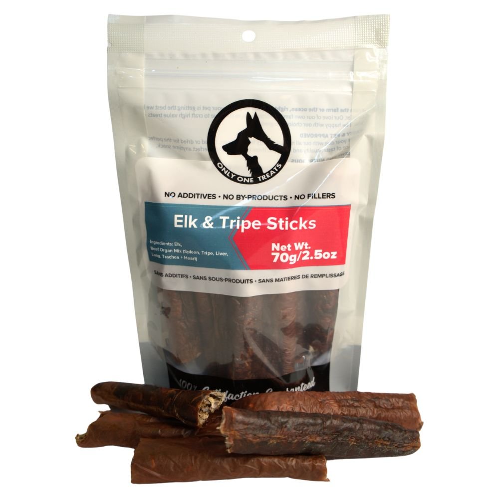 Elk & Beef Tripe Sticks 70g-1
