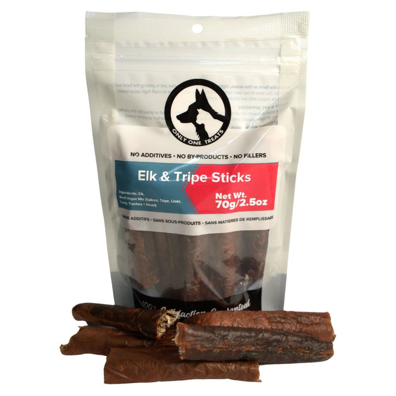 Elk & Beef Tripe Sticks 70g-1