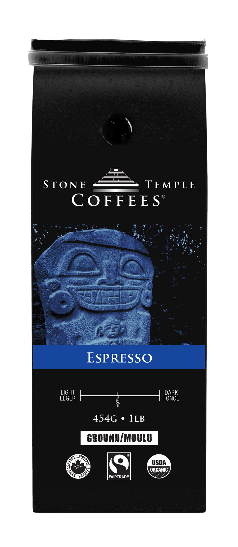 Espresso - Ground, Espresso Roast, Certified Organic OCIA/ Fairtrade Coffee 1lb/454g-2