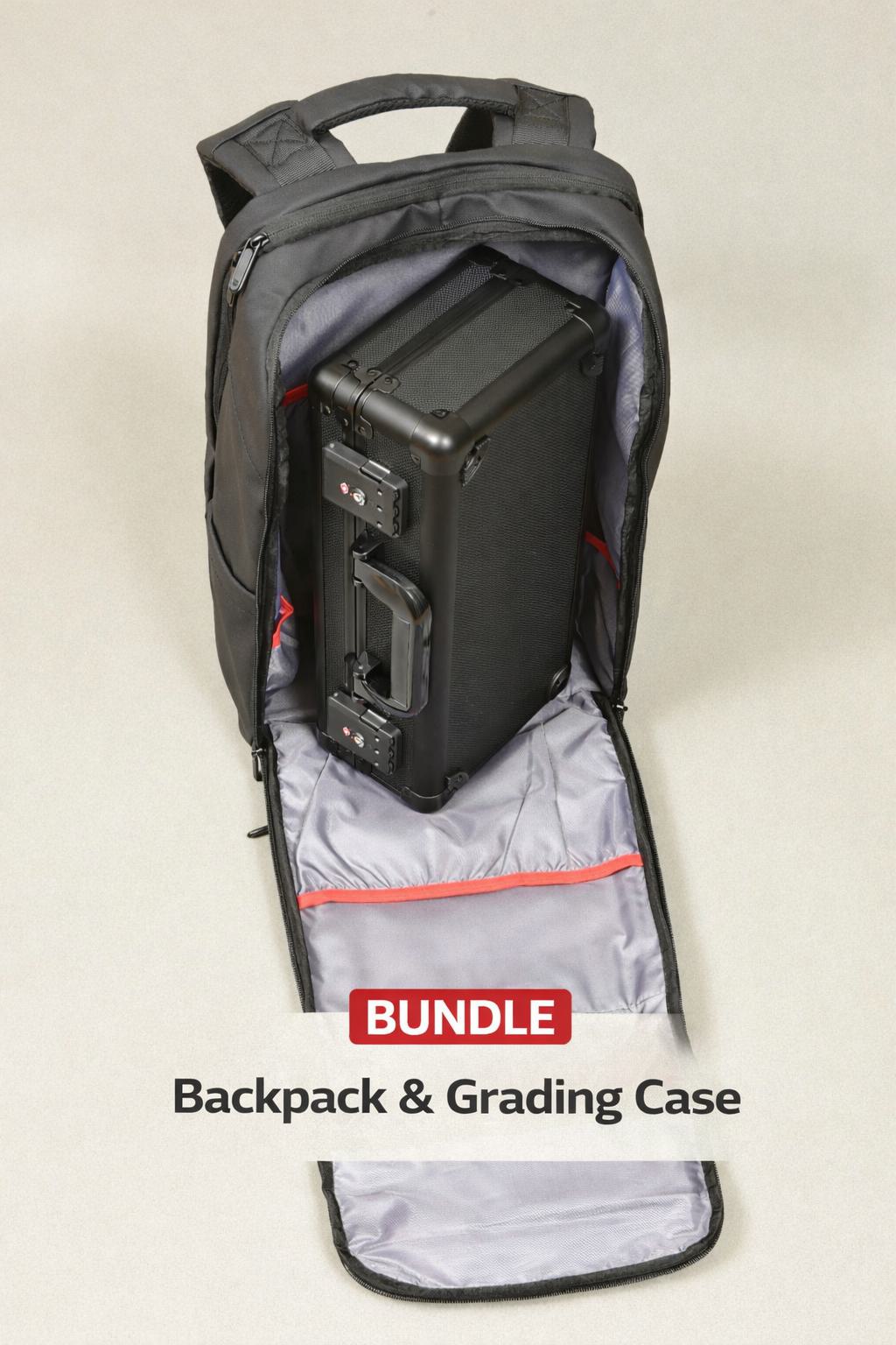 EVORETRO Backpack & Grading Case Bundle – Secure Travel Storage for Graded Cards & Collectibles-4
