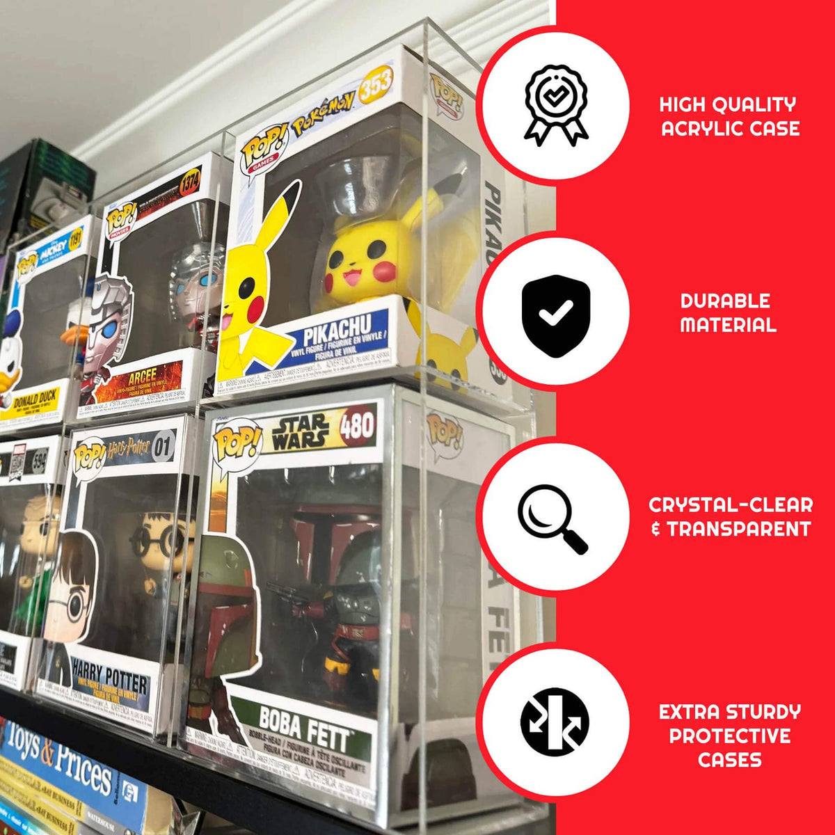 EVORETRO Funko Case: Display and Protect Your Collection with Style-2