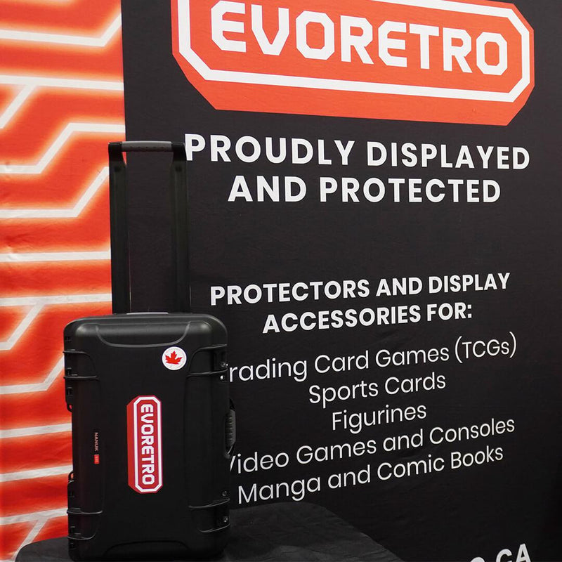 EVORETRO Waterproof Wheeled Card Case - Holds 160 Graded Slabs-6