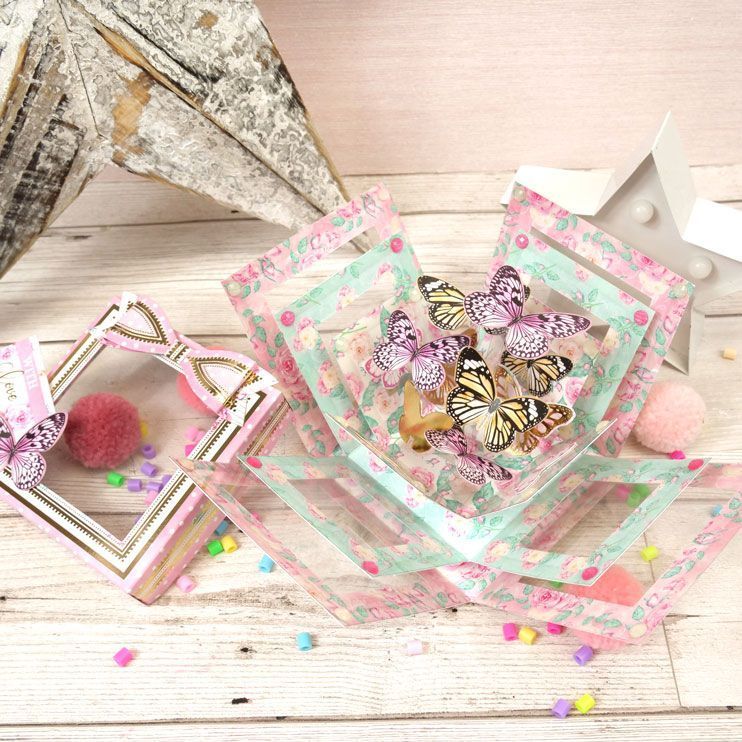 Exploding Boxes Project Kit - Floral Box-3