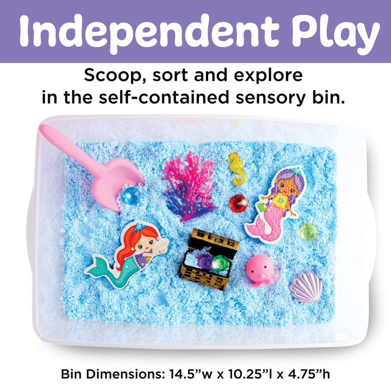 Faber-Castell / Creativity for Kids - Sensory Bin Mermaid Activity Bin - Ages 3+-6