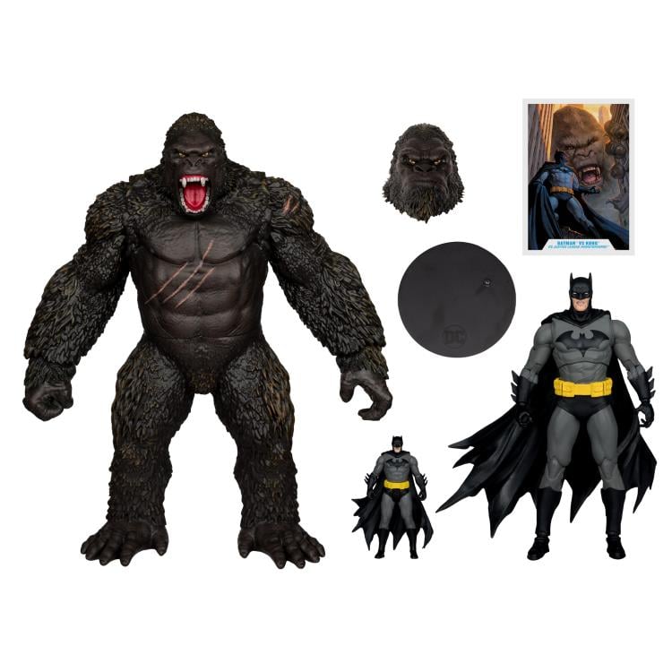 Justice League vs. Godzilla vs. Kong DC Multiverse Batman vs. Kong Action Figure Two-Pack-2