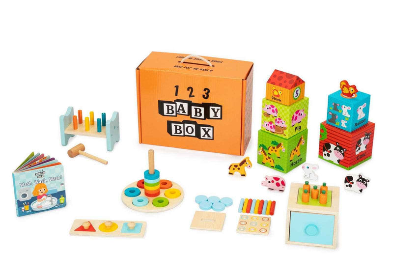 123 Baby Box Montessori Educational Box - Ages 13–15 Months-1