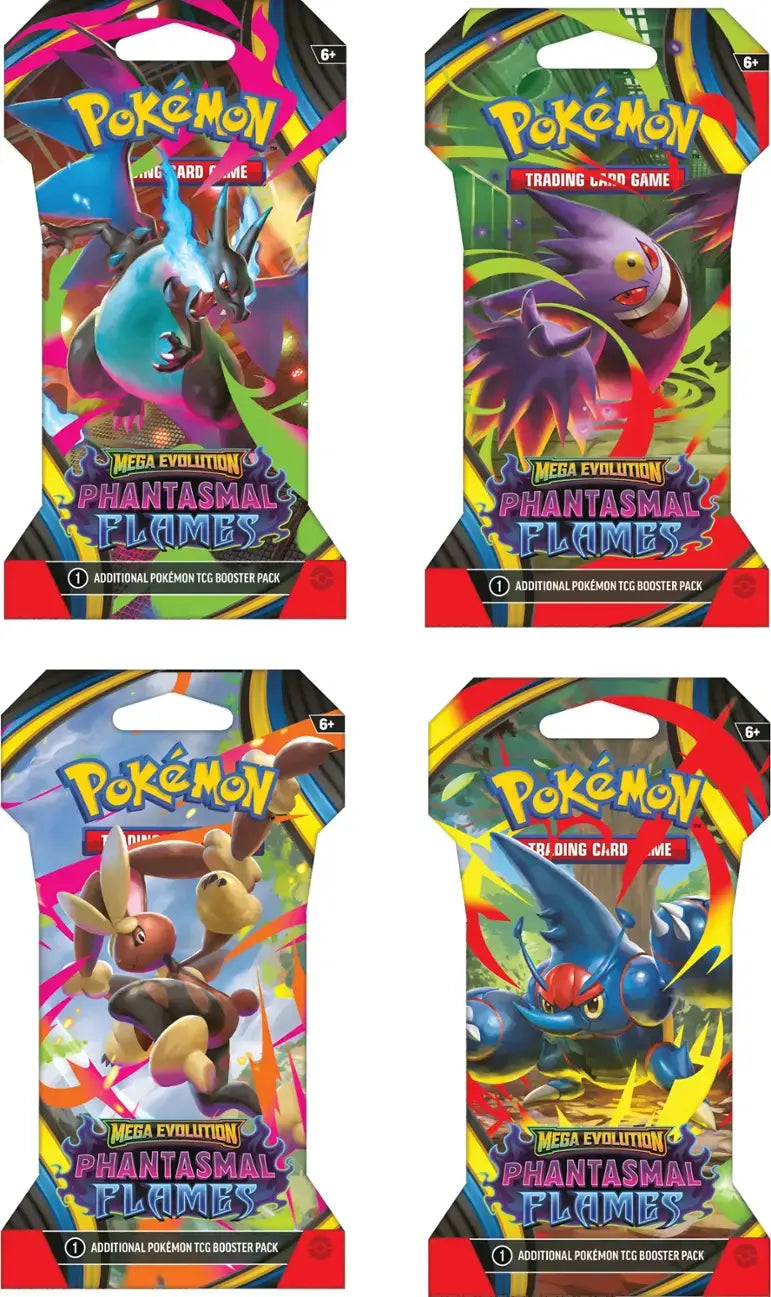 Pokémon TCG - Mega Evolution - Phantasmal Flames - Sleeved Booster Pack-1