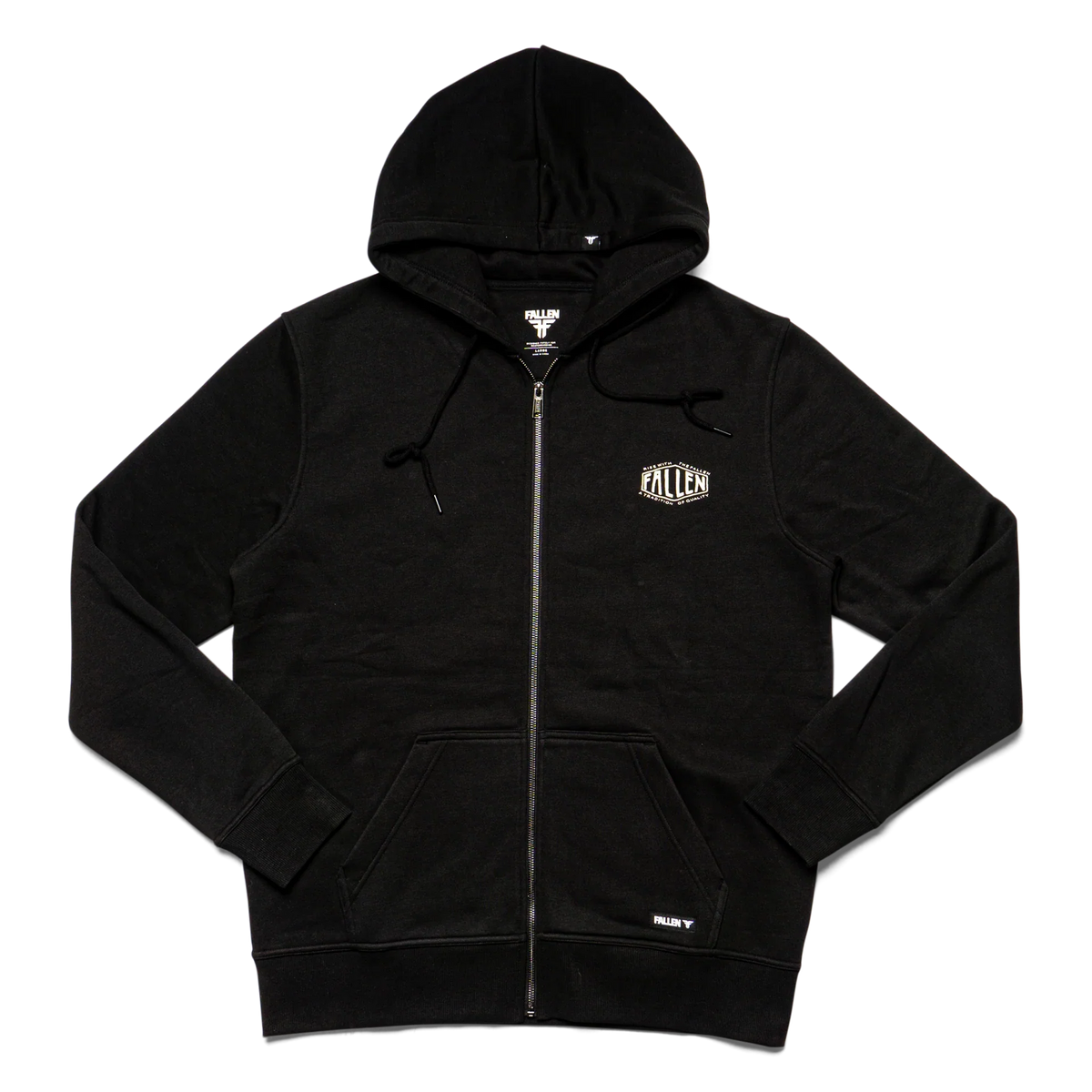 Fallen 'Tradition' Zip Hoodie - Black