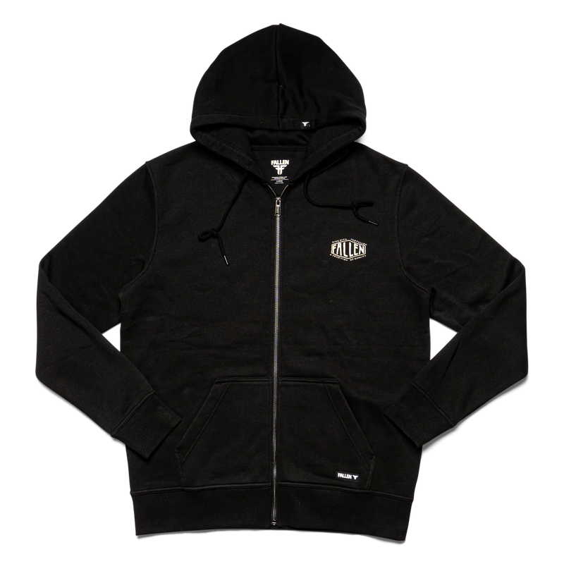 Fallen 'Tradition' Zip Hoodie - Black-1