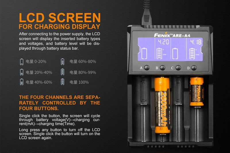 Fenix ARE-A4 Battery Charger-5