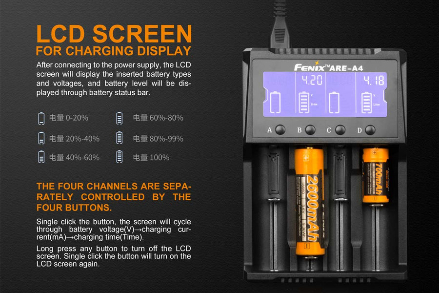 Fenix ARE-A4 Battery Charger-5