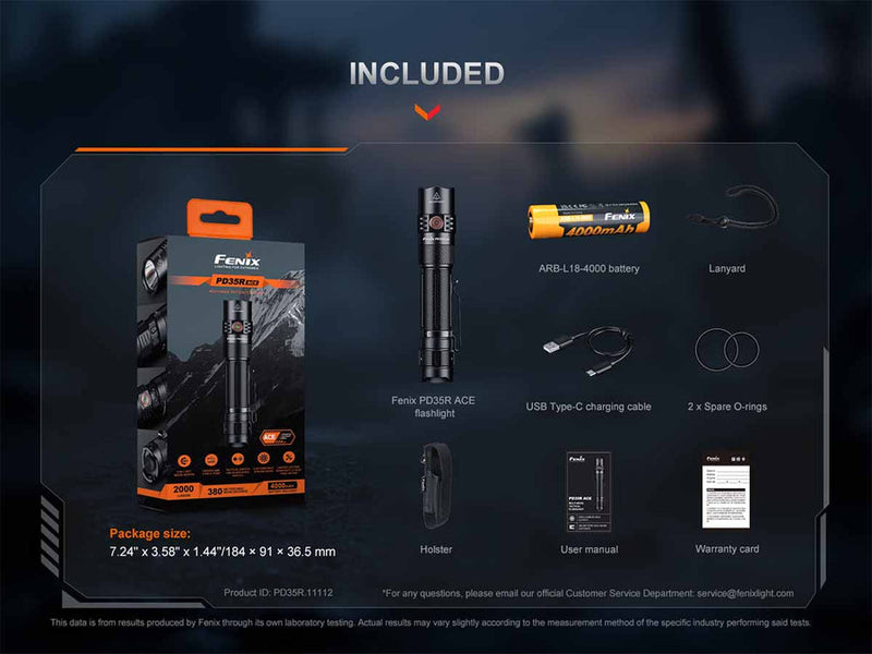 Fenix PD35R ACE Flashlight-15