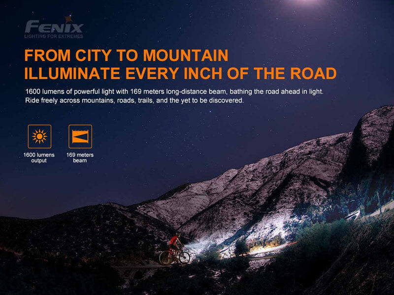 Fenix BC26R Rechargeable Bike Light + BC05R V2.0 COMBO PACK-5