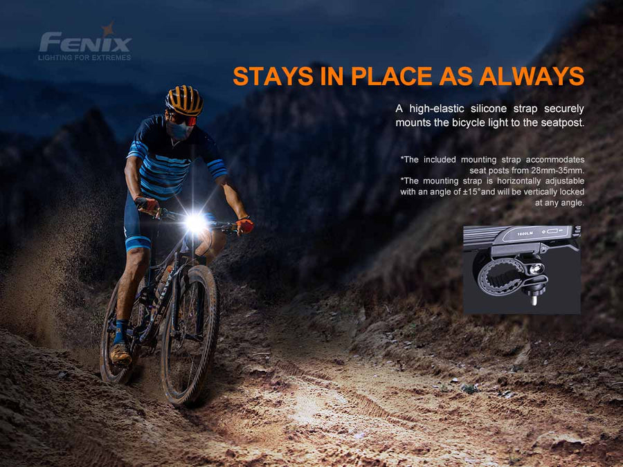 Fenix BC26R Rechargeable Bike Light + BC05R V2.0 COMBO PACK-7