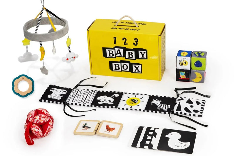123 Baby Box Montessori Educational Box - Ages 0–2 Months-1