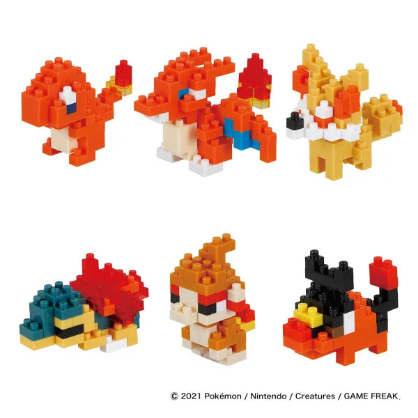 Nanoblock mininano Series: Pokémon Type Fire Set 1-1