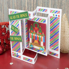 Festive Foiled Pattern Kinetic Cards - Ink Me! Selection-7