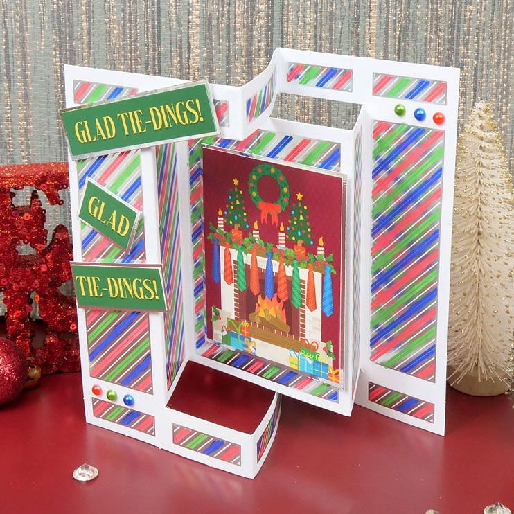 Festive Foiled Pattern Kinetic Cards - Ink Me! Selection-7