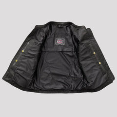 Women’s Motorcycle Leather Jacket. Lightweight Cowhide with Armor Pockets-6