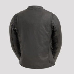 Women’s Motorcycle Leather Jacket. Lightweight Cowhide with Armor Pockets-5