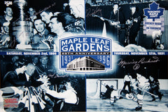 Maple Leaf Gardens 65th Anniversary 11x14 Photo 5 Autographs-1