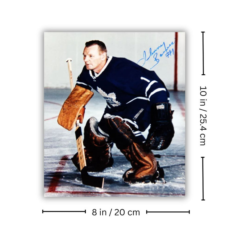 Johnny Bower Autographed 8x10 Photograph-2