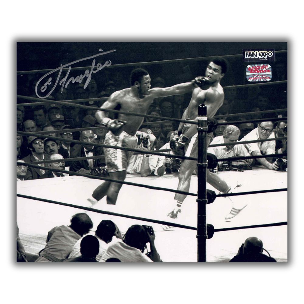 Muhammad Ali & Joe Frazier 8x10 Photo Signed by Frazier