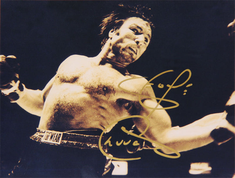George Chuvalo Signed 8x10 Boxing Photo-1
