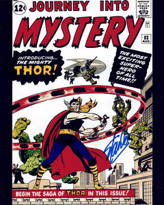 Stan Lee Signed Thor First Appearance 8x10 Photo-1