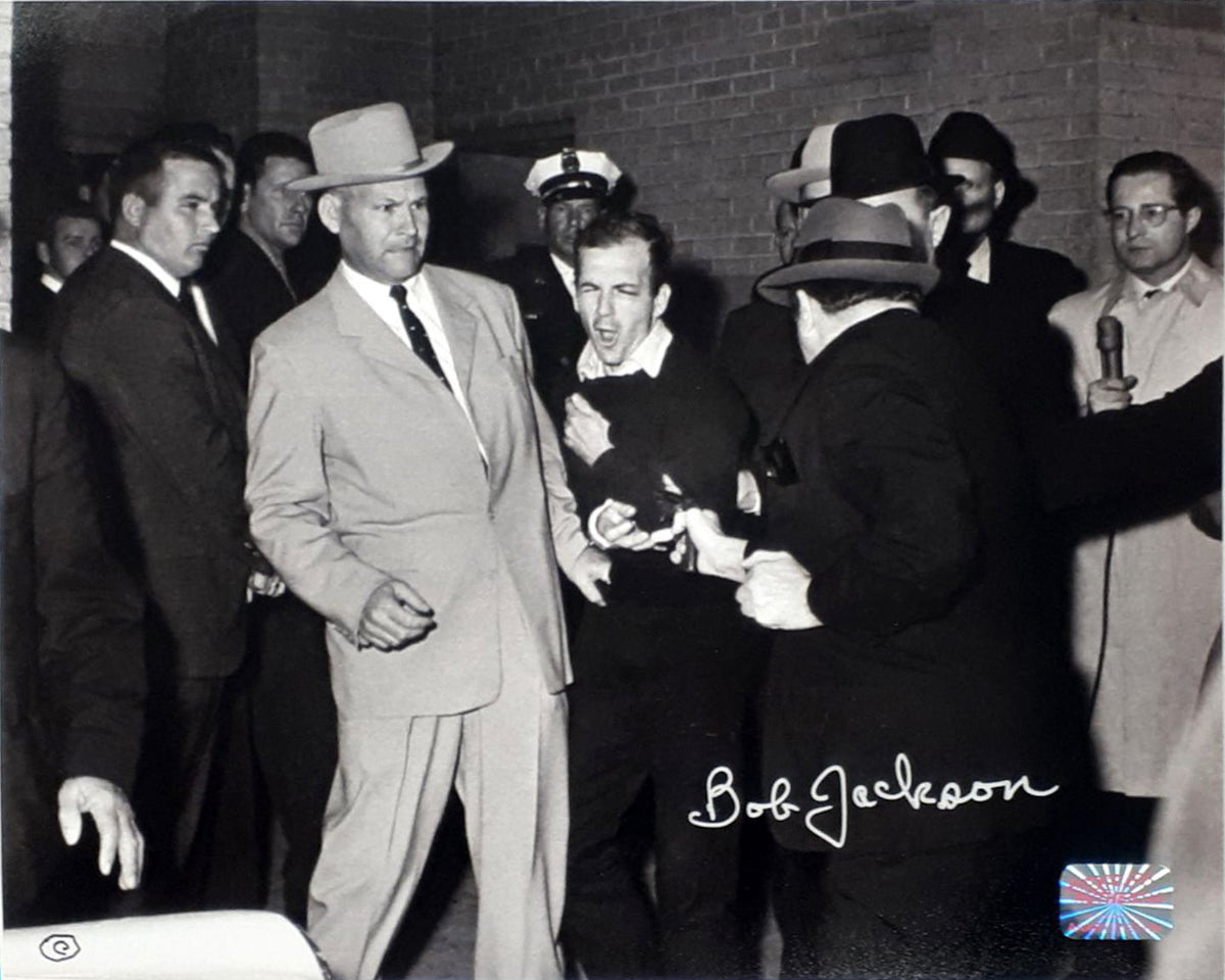 Robert Jackson Signed 8x10 Historic JFK Moment Photo