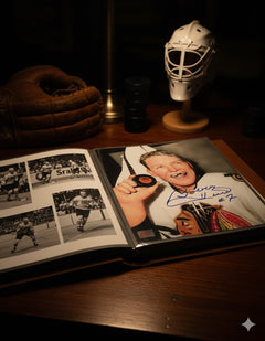 Bobby Hull Autographed 50th Goal 8x10 Colour Photograph-3