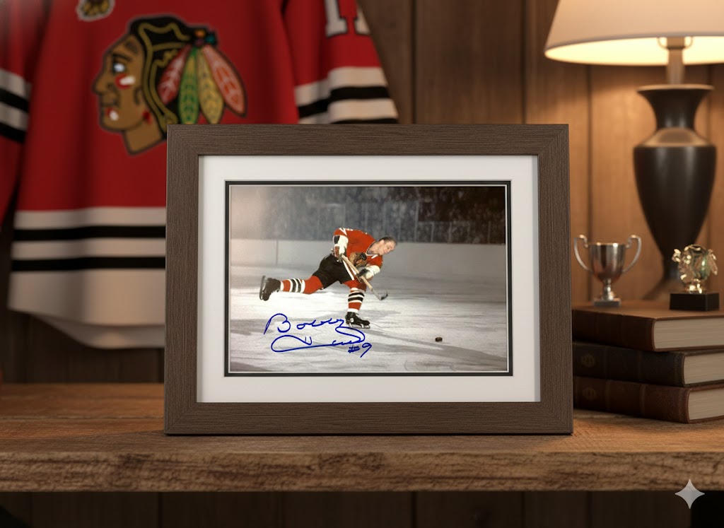 Bobby Hull Autographed 51st Goal 8x10 Photograph-2