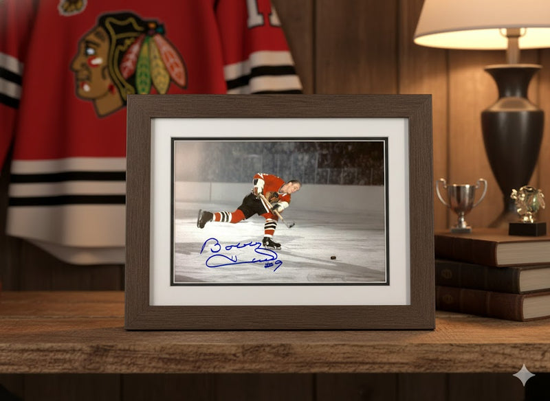 Bobby Hull Autographed 51st Goal 8x10 Photograph-2