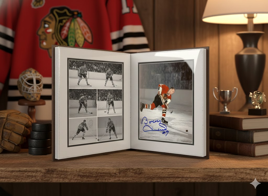Bobby Hull Autographed 51st Goal 8x10 Photograph-3