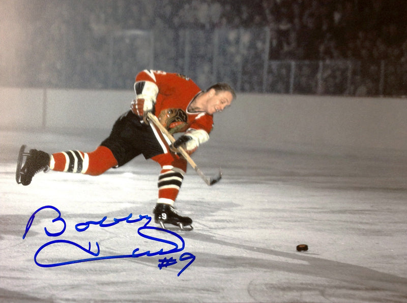 Bobby Hull Autographed 51st Goal 8x10 Photograph-1
