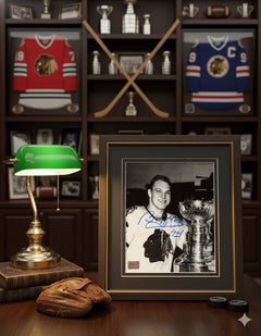 Bobby Hull Autographed Stanley Cup 8x10 Photograph-2