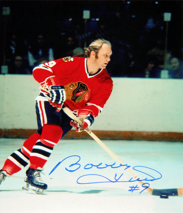 Bobby Hull Autographed 8x10 Action Photograph-1