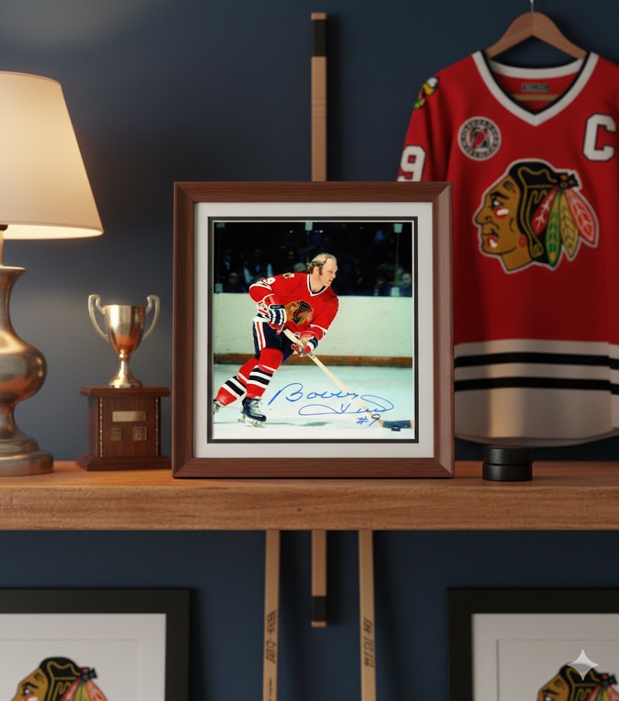 Bobby Hull Autographed 8x10 Action Photograph-2