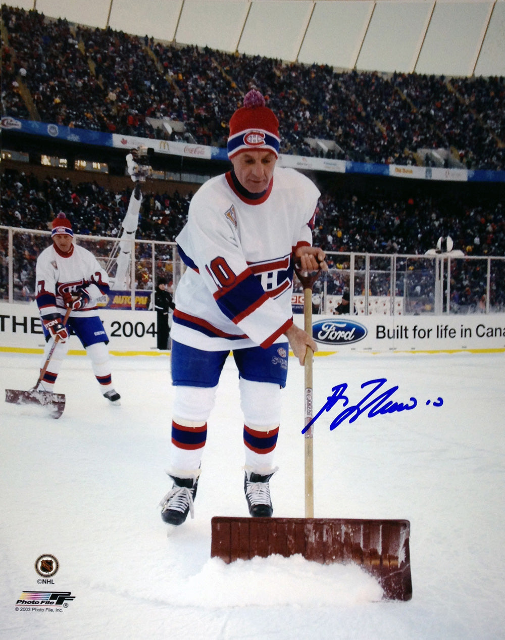 Guy Lafleur Autographed 8x10 Winter Classic Photograph