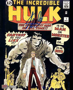 Stan Lee Signed Hulk #1 8x10 Comic Cover Photo-1